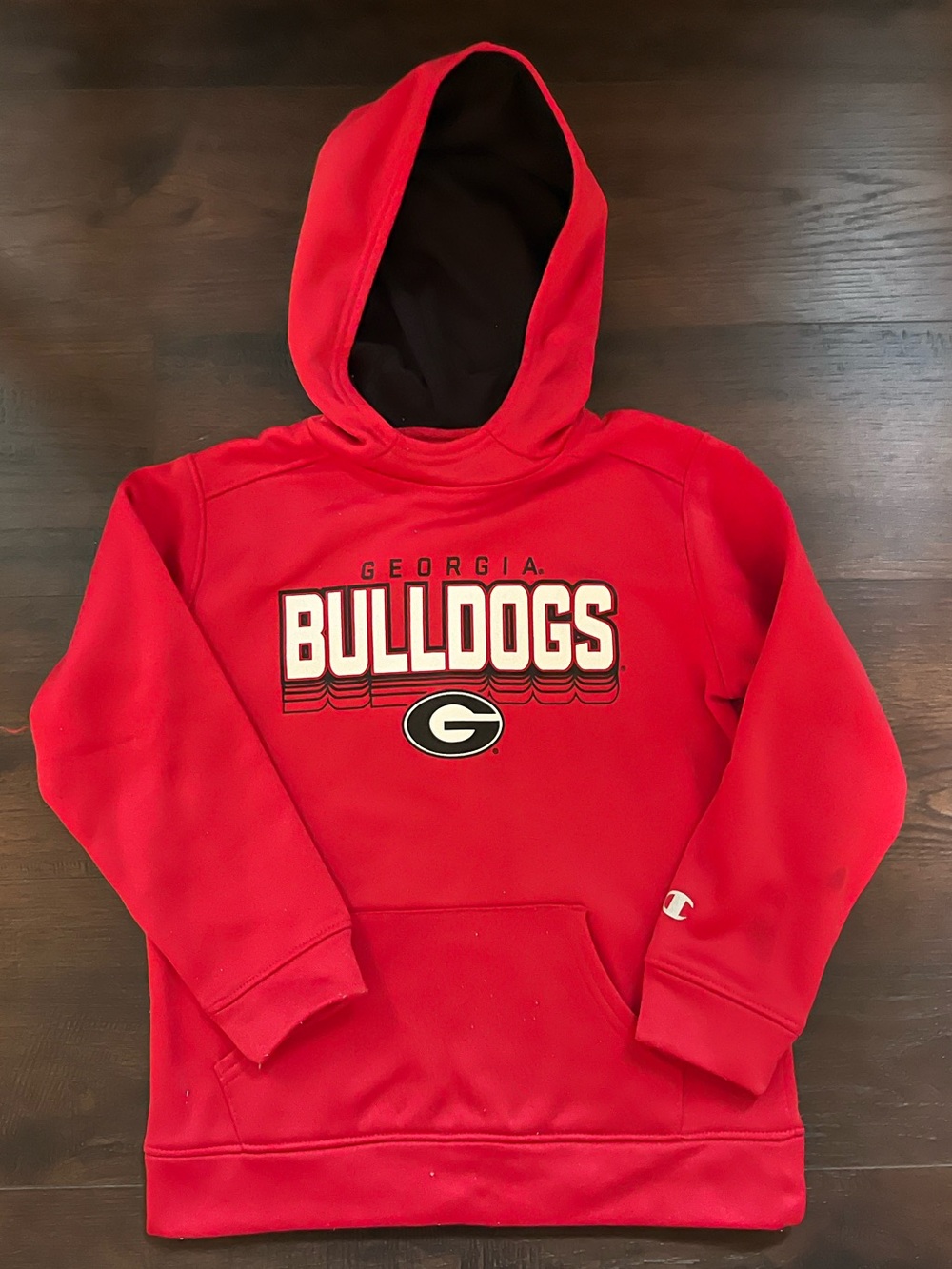 Champion brand Georgia Bulldogs kids hoodie sweatshirt size 6-7